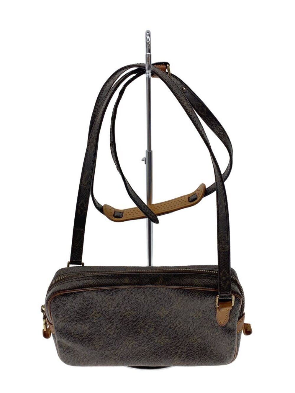 LOUIS VUITTON Pochette Marly Bandouliere Monogram Canvas Brown